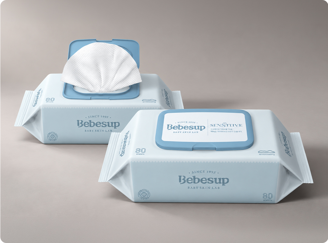 BEBESUP / WET WIPES PACKAGE DESIGN — 01