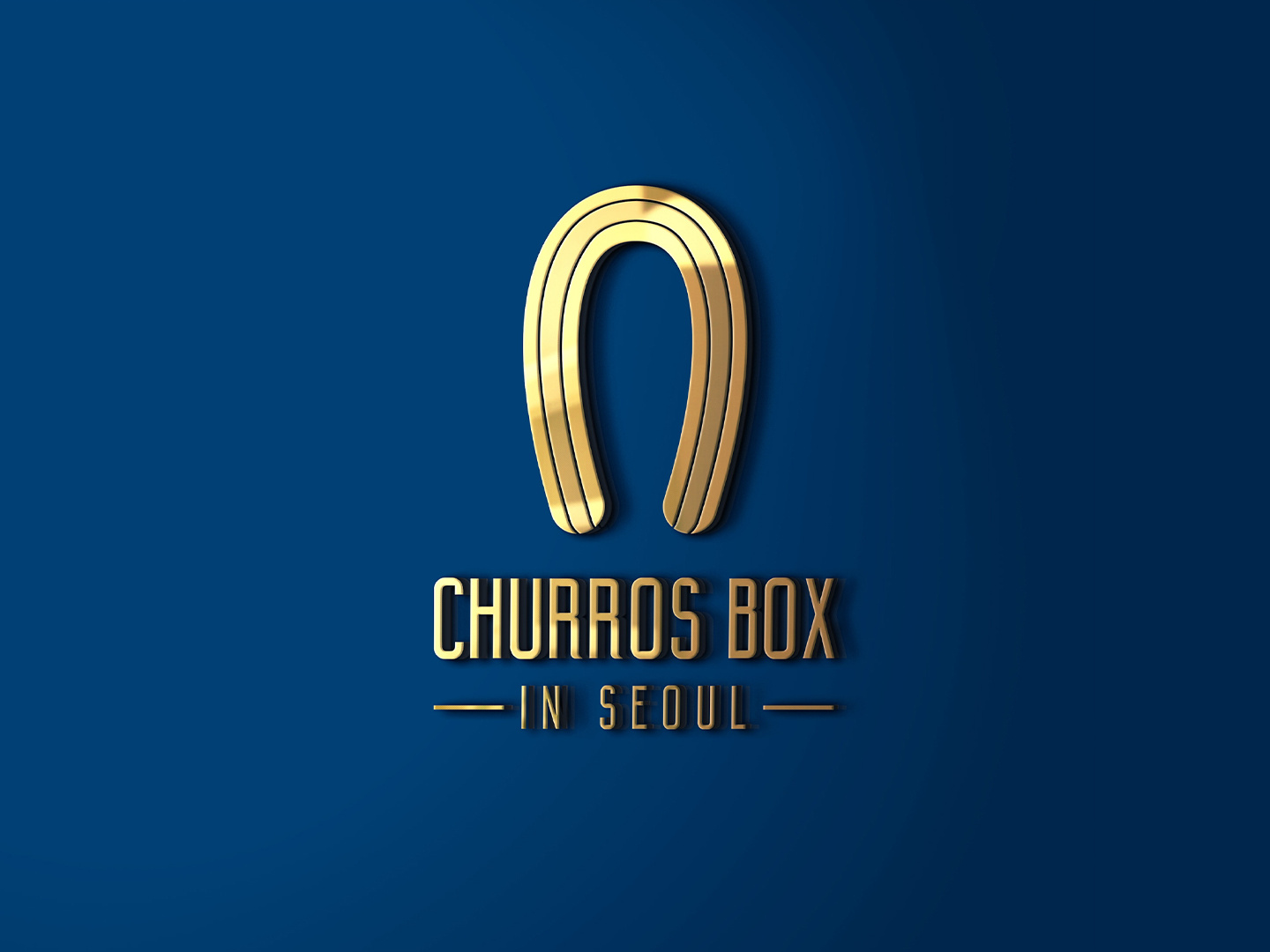 CHURROS BOX 로고 적용 이미지