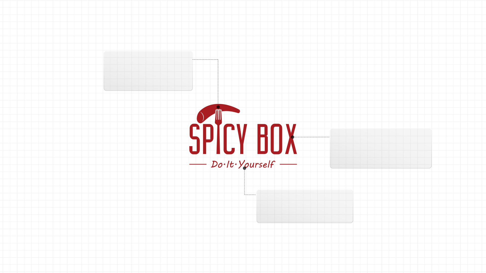 SPICY BOX 로고 디자인