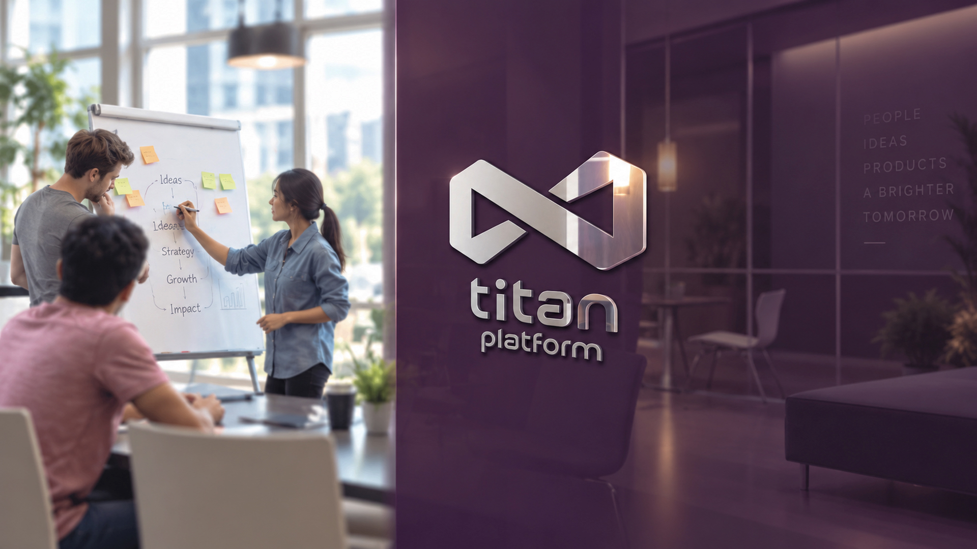 TITAN PLATFORM 브랜드 키비주얼